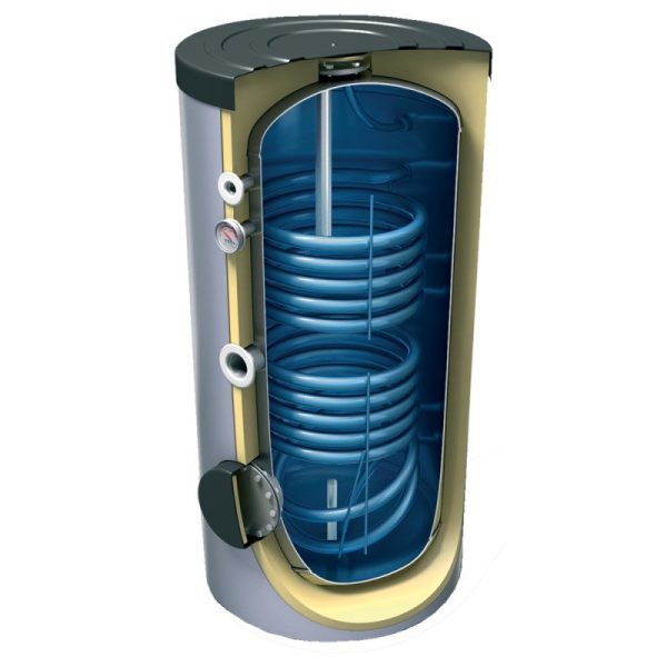 Накопичувальні водонагрівачі для гарячої води, енергетичний клас А з двома теплообмінниками