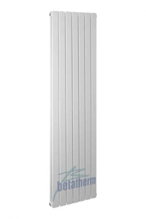 Вертикальний радіатор Betatherm Blende 2 H-1600 мм, L-394 мм Білий
