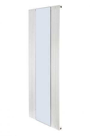Вертикальний радіатор Betatherm Mirror 1, H-1800 мм, L-609 мм, з дзеркалом Білий