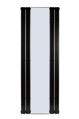 Вертикальний радіатор Betatherm Mirror H-1800 мм, L-609 мм, з дзеркалом Чорний