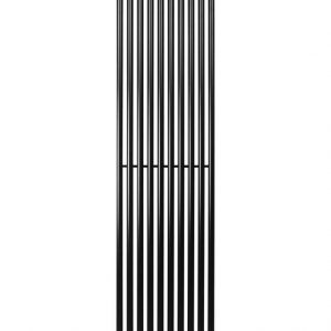 Вертикальний радіатор Praktikum 1, H-1800 мм, L-387 мм Чорний