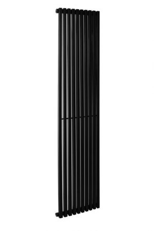 Вертикальний трубчастий радіатор BQ Quantum H-1800 мм, L-405 мм Чорний