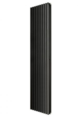 Вертикальний трубчастий радіатор Quantum 2 H-1800 мм, L-405 мм Betatherm Чорний