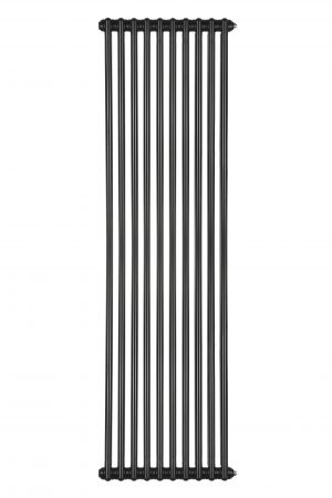 Вертикальний радіатор Zehnder Charleston 2 180*46 см   Чорний 10 секцій