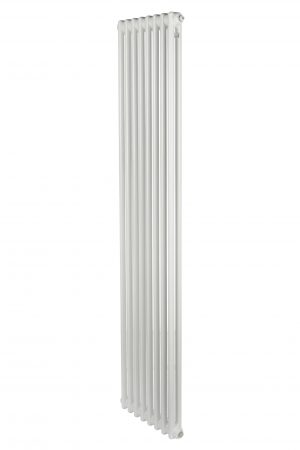 Вертикальний радіатор Zehnder Charleston 2180*368  Білий 8 секцій